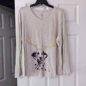 3X Crown & Ivy Holiday Authentic Tee